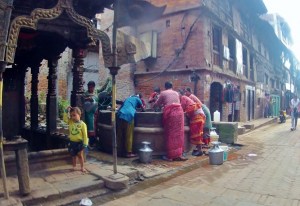 fântână in Bhaktapur